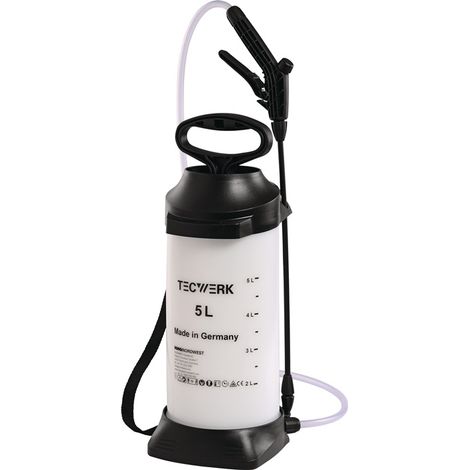 TECWERK Drucksprühgerät CLEAN FIX F5 Füllinhalt 5 l3 bar FPM Gewicht 1,6 kg