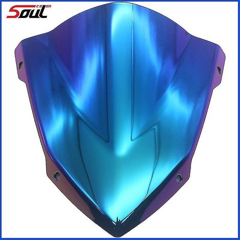 Accessoires moto modifiés, pare-brise haut de gamme, compatible avec Yamaha MT03, MT-03 et MT25 (2021-2022) - Arc-en-ciel (1/5)