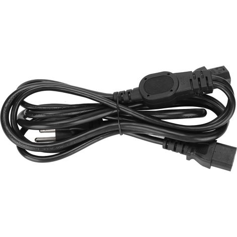 Câble d'alimentation PC US 5-15P mâle vers double IEC320 C13 femelle en Y, 125-250V, 2m/6,6ft, fiche américaine, cordon secteur en forme de Y (JD3263) (1/5)