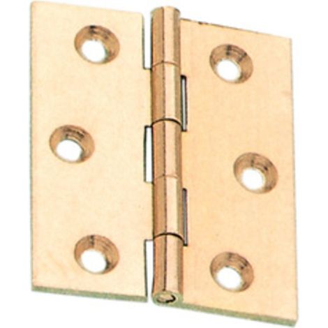 BL CERNIERA FRESATA PIANA OTTONE SAT 50X40 MM 2 PZ