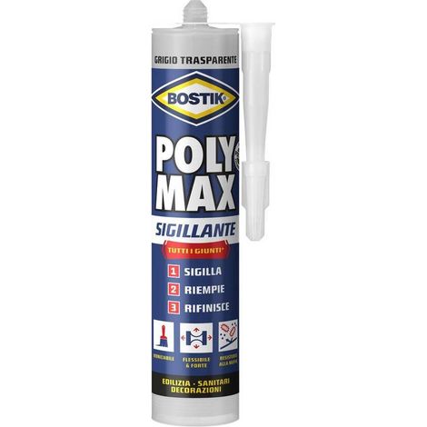 BOSTIK POLYMAX SIGILLANTE 280 ML GRIGIO TRAS CART
