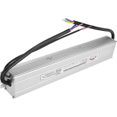 Netzteil mit variabler Intensität, Vollkupfer-Transformator, Schutzart IP67, 200 W, 24 V für LED-Leuchten und Lichtleisten (1/5)