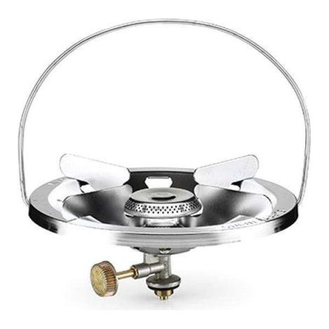 Réchaud à gaz 2200W – 1 brûleur – Allumage manuel – Pour bouteilles Campingaz – Diamètre 21,5 cm – Poids 560 g – Eurocamping