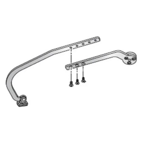 came bras de transmission courbé droit réglable voilà 001vlr08dx vlr08dx (1/2)