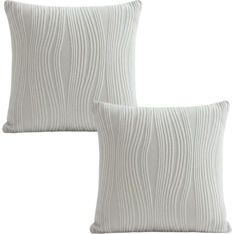 Kissenbezüge 45x45 cm, weicher, kurzer Polyester-Kissenbezug mit Reißverschluss, dekorativer quadratischer Bezug für Sofa, Wohnzimmer, Schlafzimmer - ohne Füllung (1/4)
