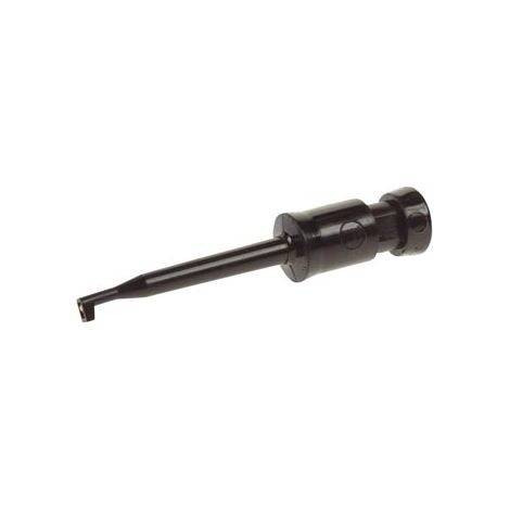 Mini sonda di prova a morsetto con connessione a saldare (kleps2), colore nero (1/3)