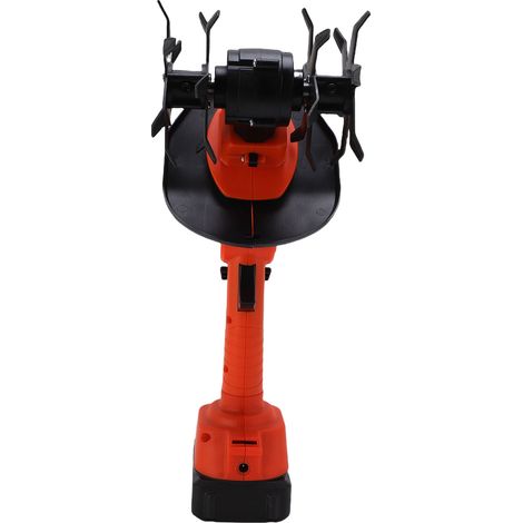 Motoculteur sans fil à batterie, mini motoculteur pour le désherbage, chargeur de batterie inclus, prise UE 100-240 V (1/5)