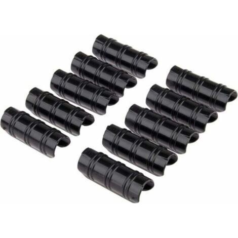 20 clips de fixation pour serres, colliers de serrage pour tubes permettant de fixer des bâches, films ou plantes sur les serres de jardin, 25 mm (1/4)