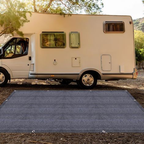 Jiubiaz Vorzeltteppich 300x400 cm HDPE UV-stabil Wasserdurchlässig Atmungsaktiv für Zelt & Caravan & Picknick (1/5)
