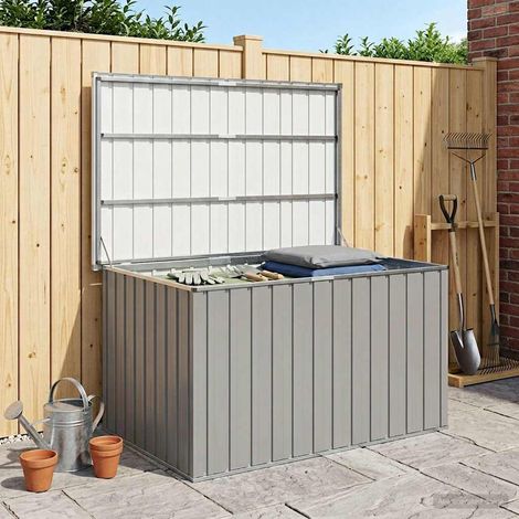Boîte de rangement de jardin-Coffre de rangement-Stockage Rangement Gris 149x99x93 cm 261326 (1/5)
