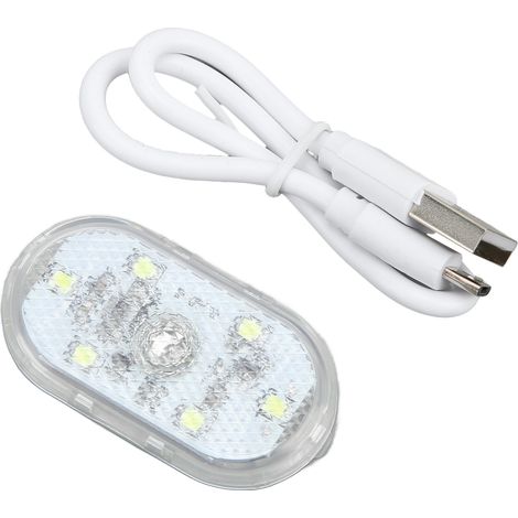 Lampe LED Voiture Tactile Minie Lumière d'Ambiance Intérieure avec Batterie Intégrée Bleu Glace (1/5)