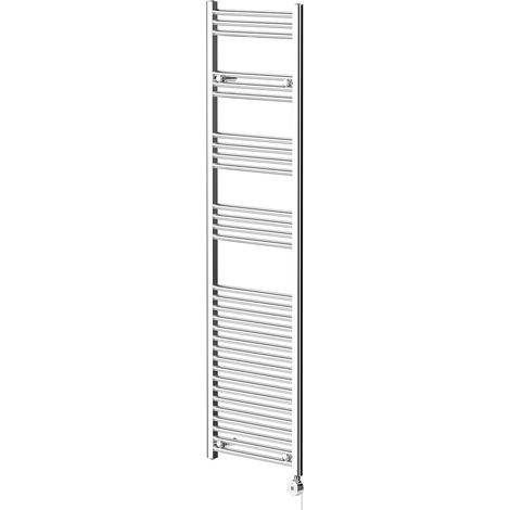 Pizarro Chrome 1800mm x 500mm Straight Digital Thermostatic Electric Heated Towel Rail (1/5)