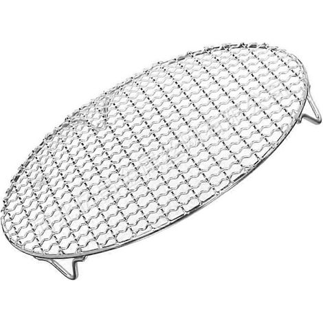 Accessoires pour barbecue : Filet de cuisson portable, tapis de cuisson rond antiadhésif, durable et réutilisable (1 pièce) (1/5)
