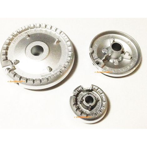 ARISTON INDESIT BRUCIATORI  CUCINA GAS NERO LUCIDO 3 FUOCHI PER S 2723 (1/2)
