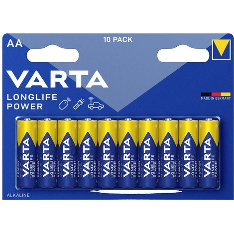 10 VARTA LR6 AA Batterie a lunga durata