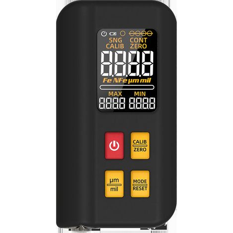 Jauges d'épaisseur de revêtement rechargeables, appareil de mesure d'épaisseur de couche de peinture polyvalent, pour l'industrie chimique (1/5)