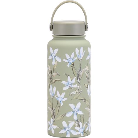 Gourde Isotherme à Ouverture Large 2025 1L Grande Capacité Nouveau Modèle Sport Portable Extérieur Femme (1/5)