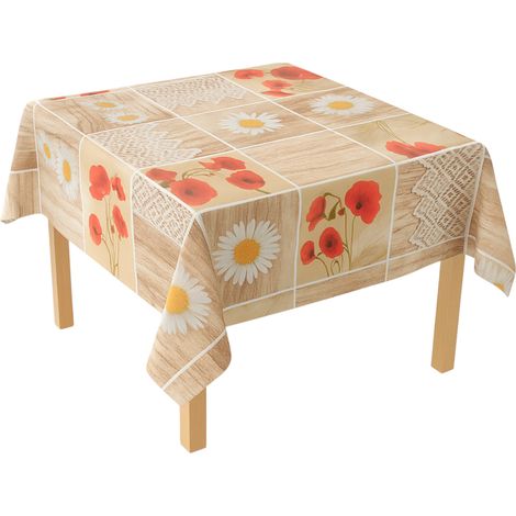Rotolo tovaglia decorativa in PVC – modello floreale rustico Materiale: PVC con supporto tessile (45 g/m²)  Dimensioni rotolo: 1,37 × 20 m Breckner Germany (1/5)