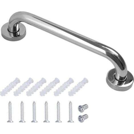 Barre d'appui pour salle de bain en acier inoxydable 30 cm,Rampe de salle de bain en acier inoxydable