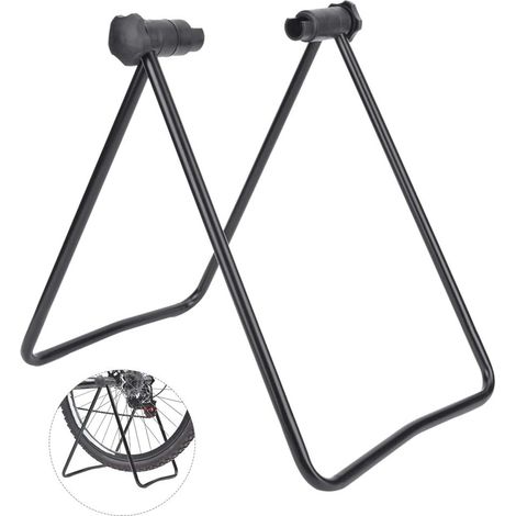 Blanc 27,5 Fourches Downhill Vélo Roue Boucle Remover Support Noir Tube en Acier Mince Support de Vélo Support Forme Porte-Pieds Cadre de Parking (1/5)