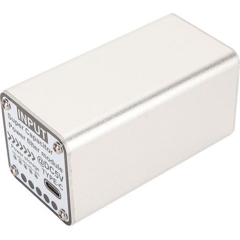 Module Filtre Alimentation Condensateur Coque Aluminium Alliage Interface USB-C Filtre 5V pour Raspberry Pi (1/5)