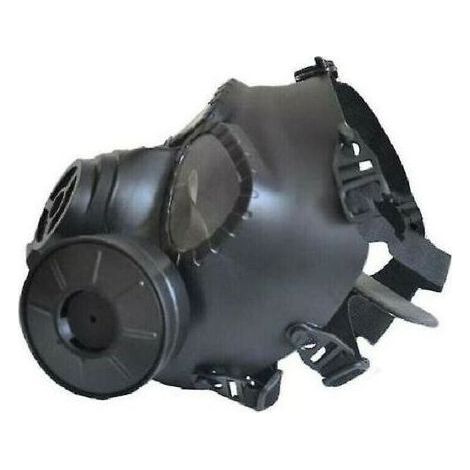 Masque respiratoire Masque à gaz noir tactique Masque de protection de style militaire extérieur