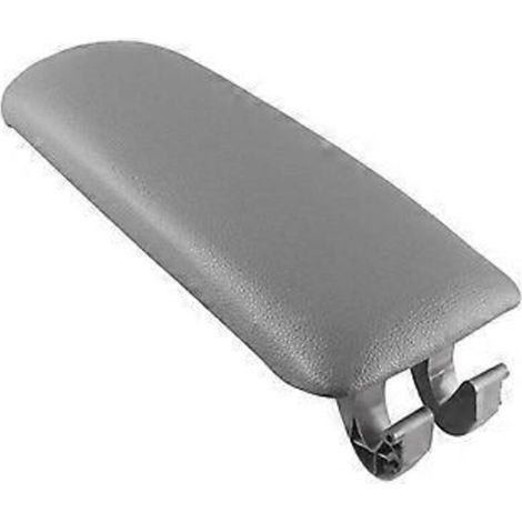 Couvercle de console centrale en cuir gris pour accoudoir - Audi A4 B6 B7 (2002-2008) - Référence : 8E0864245E (1/5)