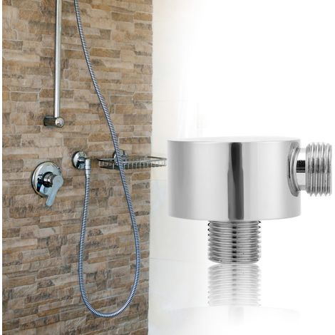 Raccord coudé de douche en laiton G1/2, forme ronde, accessoires (1/5)