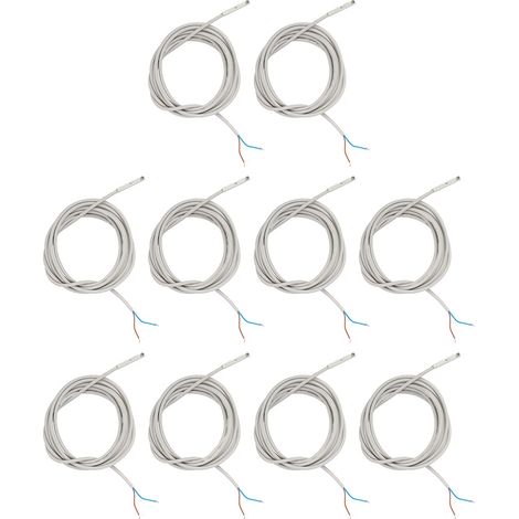 Lot de 10 capteurs de proximité magnétiques pour applications industrielles, haute résistance de contact, en PVC. (1/5)