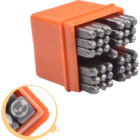3-mm-Industriestanze zum Drucken von Zahlen und Buchstaben (AZ, 0-9), herzförmige Stanze mit zwei Riemen. (1/5)