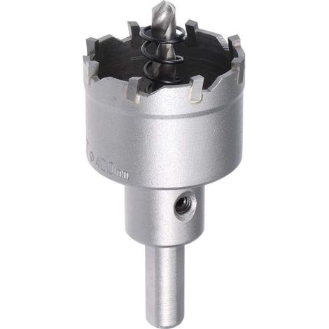 Scie Cloche Carbure Trépan Scie à Trou 40mm Diamètre de Coupe pour 0.5mm-3mm Acier Inox (1/4)