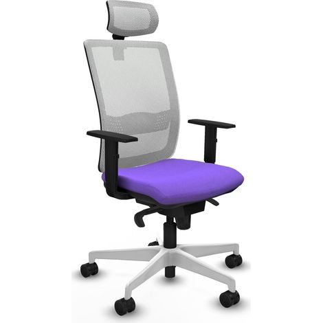 Chaise de bureau piqueras y crespo Haches noir mécanisme synchrone (1/2)