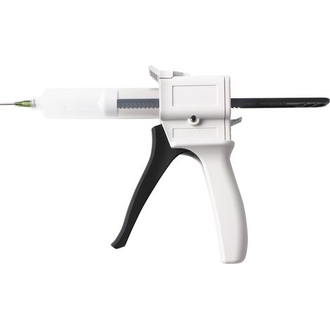 Pistola de pegamento universal Dispensador de 30 ml Pistola de pegamento Mango ergonómico Plásticos de ingeniería con aguja de jeringa Putter para exprimir y exprimir pegamento (1/5)