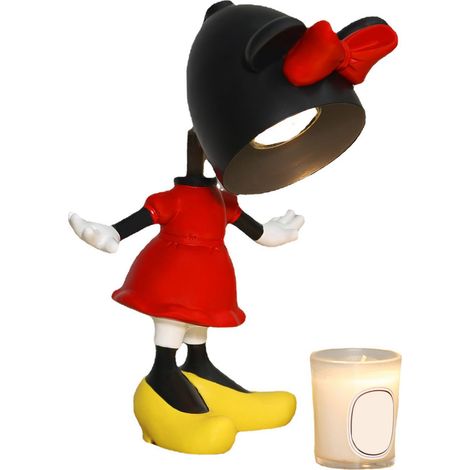 Ortviai Lampe chauffe-cire sans flamme – Design mignon de souris cartoon, réglable et sécurisée pour bougies parfumées (1/5)