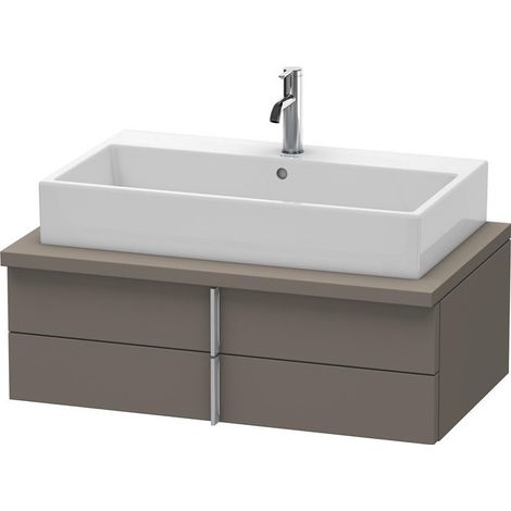 VERO mobile basso consolle 285x900x518mm flanella grigio satinato