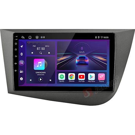 Hexinex Autoradio Octa-Core Android 15 6+128 Go 9 pouces avec carPlay GPS RDS FM commandes au volant et Wi-Fi Pour Seat Leon 2 MK2 2005-2012 (1/5)
