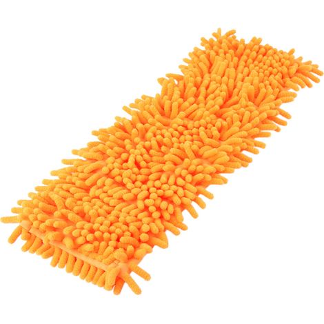 1pc Tête de serpillière, microfibre chenille, lavable, pour sols durs, intérieur (1/5)