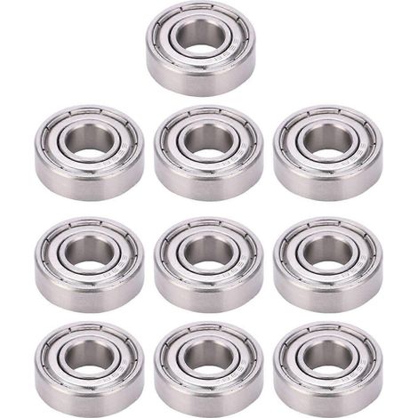 10 Stück Miniatur-Wälzlager aus Edelstahl für Verzögerungsvorrichtung S698ZZ 19x8x6mm