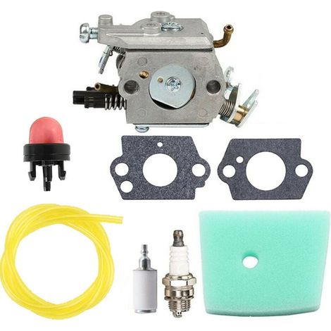 Carburateur pour Husqvarna 223L 223R 323RJ 325RJX 326RJX ,Carburateur avec Bougie d'allumage Filtre à Carburant Conduite de Carburant (1/4)