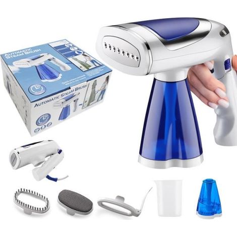Tragbarer Dampfglätter (1600 W, 250 ml), Aufheizzeit: 20 Sekunden, Dampfreinigung, Desinfektion, antibakteriell, schnell, für Nass- und Trockenreinigung (1/4)