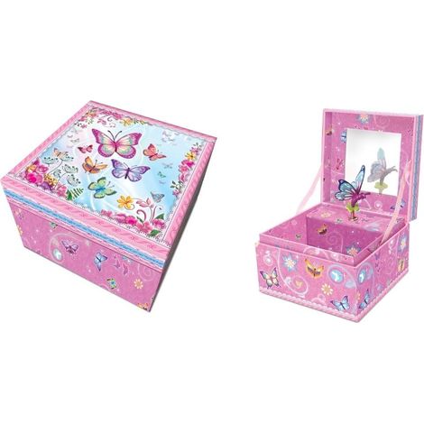 Caja de música clásica Mariposas 2