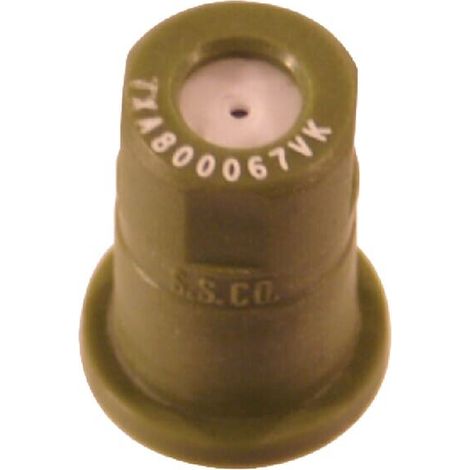 Tobera est谩ndar chorro c贸nico TXA 80掳 05 marr贸n cer谩mica TeeJet TEEJET TXA800067VK