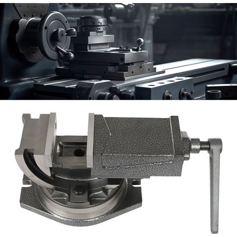Tischschraubstock Kippbar Drehbar Maschinenschraubstock 100mm DE
