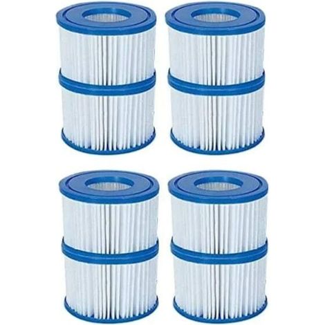 Cartouche filtrante Lay-Z-Spa (VI) en lot de 4, compatible avec tous les modèles de spas Lay-Z-Spa. (1/5)