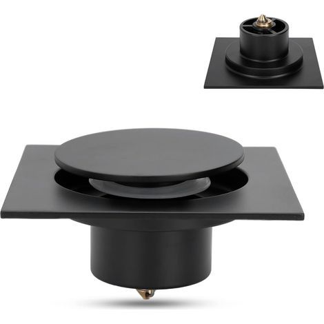 Bouchon Lavabo, bouchon de baignoire universel avec bague d'étanchéité en silicone, anti-odeurs, résistant à la corrosion, bonde de douche -up de 50 mm/75 mm de diamètre. (1/5)