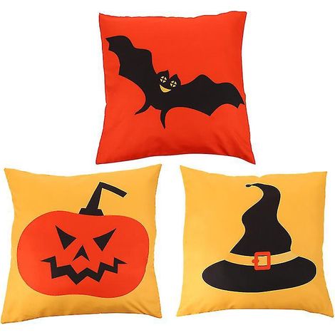 3er-Set Halloween-Kissenbezüge für Halloween-Dekorationen