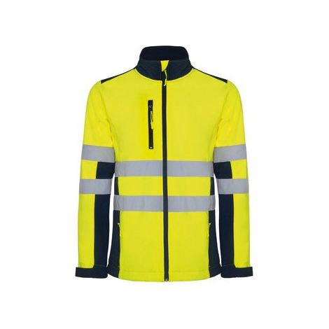 Soft Shell Alta Visibilidad Antares Hv93030155221  MARINO/AMARILLO FLUOR   M