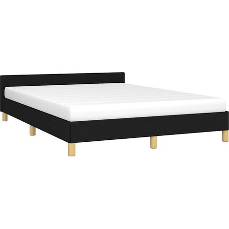 Giroletto senza Materasso Nero 140x190 cm in Tessuto vidaXL (1/4)