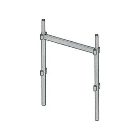 Echafaudages Stéphanois – Échelle de 1m en acier galvanisé – Hauteur 1m – Charge maximale 150kg – Diamètre 45mm – Pour chantiers humides
