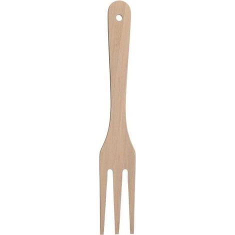 Tenedor de madera para carne, chuletas y tortitas. (1/2)